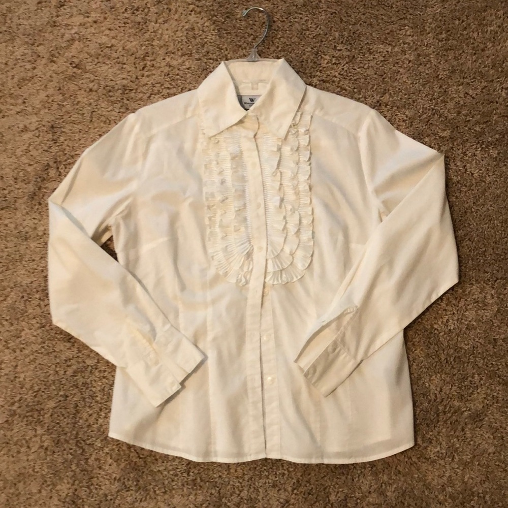 Worthington ruffled blouse